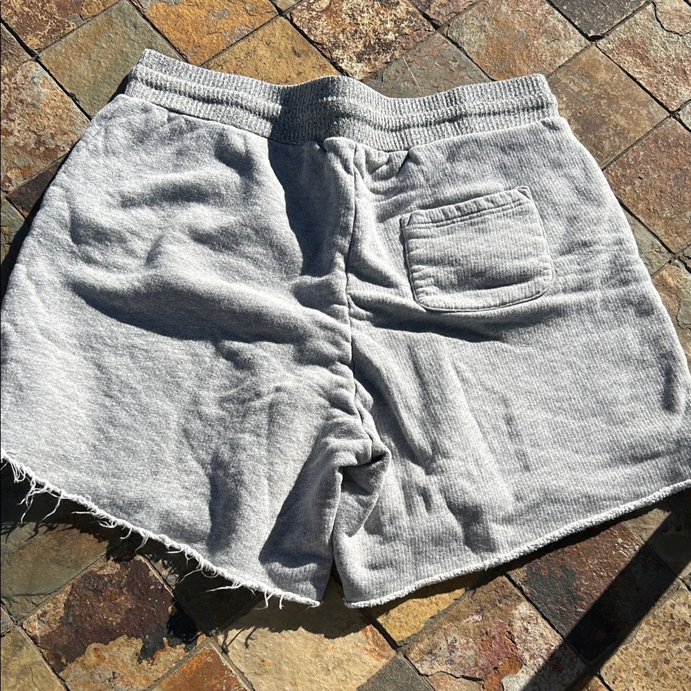 Gray Distressed Shorts - Picture 2 of 2